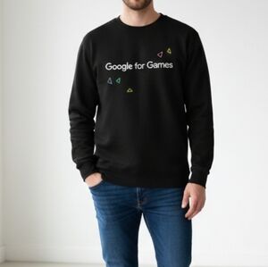 Google for Gamers GDC 2024 San Francisco Sweatshirt | Unisex Medium | Excellent